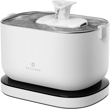 FUENTE AGUA MASCOTA FUNCIONA CON PILAS INTEERIOR CON BOMBA INALÁMBRICA FÁCIL LIMPIEZA SIN BPA 2.5 LT PETLIBRO