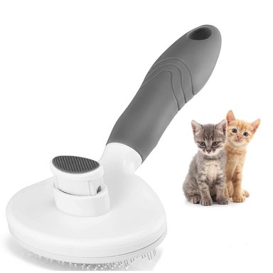 CEPILLOS AUTOLIMPIANTES PARA PERROS Y GATOS,ELIMINA SUAVEMENTE LA CAPA SUELTA, ALFOMBRILLAS, CEPILLO DE PELO ENREDADO PARA MASAJE - 2