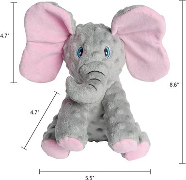 JUGUETE PERRO PELUCHE ELEFANTE PARA MASTICAR DODODOLA - 4