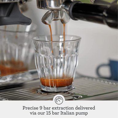 CAFETERA COMPRA FACIL BREVILLE BARISTA EXPRESS MÁQUINA ESPRESSO ACERO INOXIDABLE CEPILLADO BES870XL GRANDE - 4