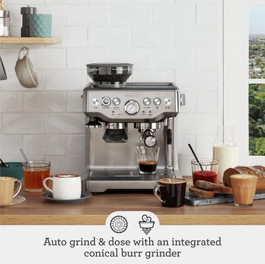 CAFETERA COMPRA FACIL BREVILLE BARISTA EXPRESS MÁQUINA ESPRESSO ACERO INOXIDABLE CEPILLADO BES870XL GRANDE - 5