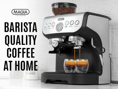 CAFETERA COMPRA FACIL ZULAY KITCHEN MAGIA,CAFÉ ESPRESSO MANUAL MOLINILLO Y ESPUMADOR LECHE- MÁQUINA CAPUCHINO Y DEPÓSITO AGUA 2 L - 3