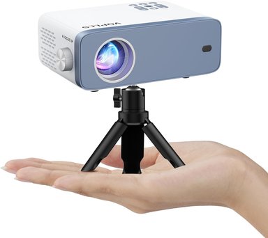 MINI PROYECTOR COMPRA FACIL 1080P FULL HD CINE EN CASA PORTÁTIL AL AIRE LIBRE ZOOM DEL COMPATIBLE CON HDMI USB AV - 1