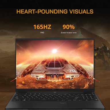 LAPTOP GAMER ASUS TUF GAMING AMD RYZEN 7-7735HS 32GB 1TB SSD 16" A16 FHD 165HZ GRÁFICOS RADEON RX7600S V8G WI-FI 6 USB - 3