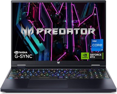 LAPTOP GAMER ACER INTEL CORE I7-13700HX 16GB 1TB NVIDIA GEFORCE RTX 4060 16" PREDATOR HELIOS 16 13ª GEN 165HZ DDR5 4