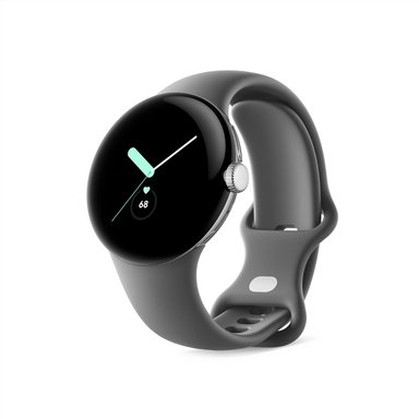 SMARTBAND GOOGLE PIXEL ANDROID FITBIT CAJA ACERO INOXIDABLE PLATEADO PULIDO-CHARCOAL ACTIVE LTE GRIS
