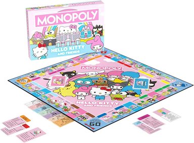 MONOPOLIO: HELLO KITTY Y SUS AMIGOS, 6 JUGADORES - 1