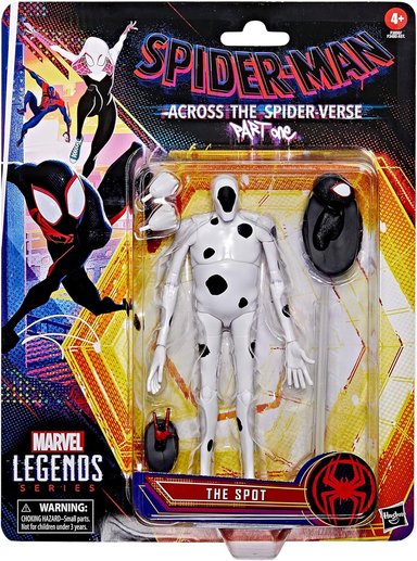FIGURA DE ACCIÓN MARVEL SPIDER-MAN LEGENDS SERIES ACROSS THE SPIDER-VERSE THE SPOT 6 PULGADAS, 5 ACCESORIOS, COLOR BLANCO - 6