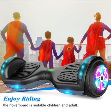 FLYING-ANT HOVERBOARD, AEROPATINETAS AUTOEQUILIBRANTES DE 6.5' CON BLUETOOTH Y LUCES LED INTERMITENTES - 6