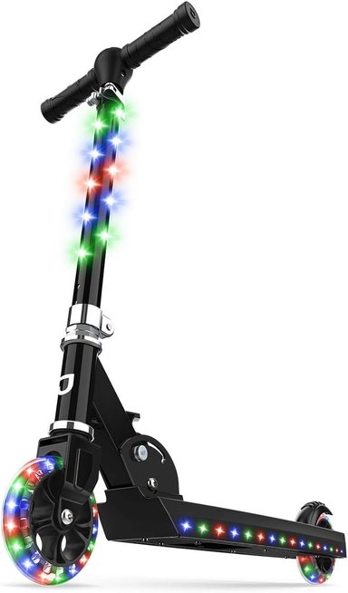 JETSON SCOOTERS - JÚPITER KICK SCOOTER - PATINETA PORTÁTIL PLEGABLE PARA NIÑOS - LED DE ILUMINACIÓN RGB DE ALTA VISIBILIDAD - 1