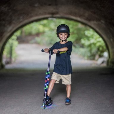JETSON SCOOTERS - JÚPITER KICK SCOOTER - PATINETA PORTÁTIL PLEGABLE PARA NIÑOS - LED DE ILUMINACIÓN RGB DE ALTA VISIBILIDAD - 5