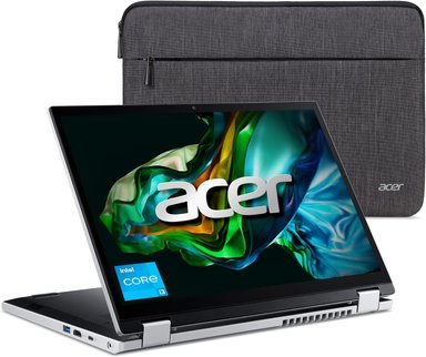 LAPTOP ACER ASPIRE 3 SPIN 14 INTEL CORE I3-N305 8GB RAM 128GB SSD PANTALLA TOUCH 14", GRÁFICOS UHD, LPDDR5, A3SP14-31PT-37NV