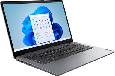 LAPTOP LENOVO IDEAPAD 1 INTEL CELERON N4020 4GB RAM 64GB 14" PANTALLA HD,GRÁFICOS UHD 600,WIN 11 EN MODO S,GRIS NUBE - 3