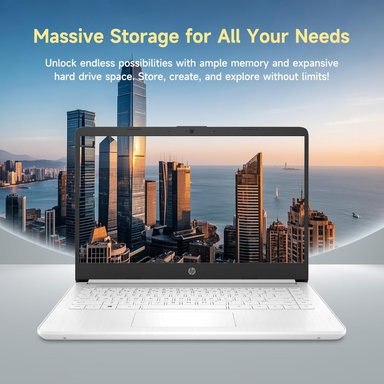 LAPTOP HP INTEL QUAD-CORE N4120 8GB RAM 64GB EMMC + 128GB MICRO SD 14" ULTRALIGERA, HDMI, WIFI, USB-A Y C, WIN 11 S - 3