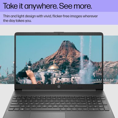 LAPTOP HP INTEL CORE I3-1215 8GB RAM 128GB SSD 15" PANTALLA FHD, GRÁFICOS UHD, W. 11 HOME EN MODO S 2023 - 3