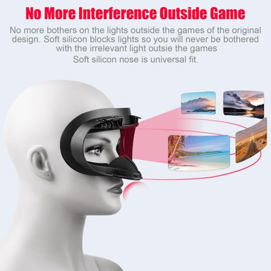 META QUEST 2 INTERFAZ FACIAL VR TECHKEN | NEGRO - 4