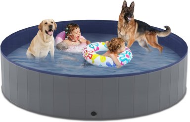 PISCINA COMPRA FACIL NIUBYA PORTÁTIL PARA PERROS, PLEGABLE PARA MASCOTAS, 79 X 16 PULGADAS