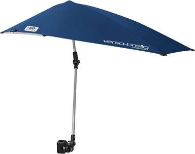 SOMBRILLA COMPRA FACIL SPORT-BRELLA VERSA-BRELLA AJUSTABLE SPF 50+ CON ABRAZADERA UNIVERSAL - 1