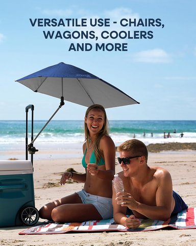 SOMBRILLA COMPRA FACIL SPORT-BRELLA VERSA-BRELLA AJUSTABLE SPF 50+ CON ABRAZADERA UNIVERSAL - 2