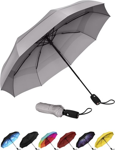 SOMBRILLA COMPRA FACIL REPEL UMBRELLA DE VIAJE PORTÁTIL ORIGINAL: PARA LA LLUVIA A PRUEBA DE VIENTO COMPACTO FUERTE - 1