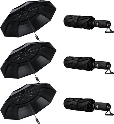 SOMBRILLA COMPRA FACIL REPEL UMBRELLA DE VIAJE PORTÁTIL ORIGINAL: PARA LA LLUVIA A PRUEBA DE VIENTO COMPACTO FUERTE - 1