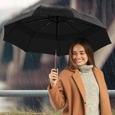 REPEL UMBRELLA LA SOMBRILLA DE VIAJE PORTÁTIL : SOMBRILLA PARA LA LLUVIA A PRUEBA DE VIENTO,COMPACTO FUERTE - 3