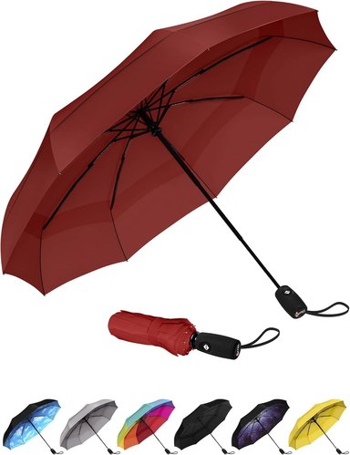 SOMBRILLA COMPRA FACIL REPEL UMBRELLA DE VIAJE PORTÁTIL ORIGINAL: PARA LA LLUVIA A PRUEBA DE VIENTO COMPACTO FUERTE - 1