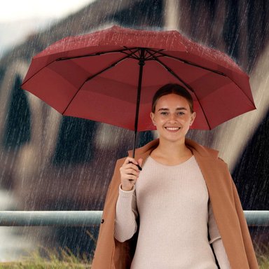SOMBRILLA COMPRA FACIL REPEL UMBRELLA DE VIAJE PORTÁTIL ORIGINAL: PARA LA LLUVIA A PRUEBA DE VIENTO COMPACTO FUERTE - 3