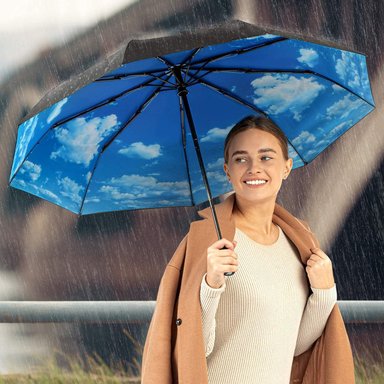 REPEL UMBRELLA LA SOMBRILLA DE VIAJE PORTÁTIL : SOMBRILLA PARA LA LLUVIA A PRUEBA DE VIENTO,COMPACTO FUERTE - 3