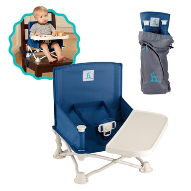 ASIENTO COMPRA FACIL MULTICOLOR HICCAPOP OMNIBOOST ELEVADOR VIAJE CON BANDEJA BEBÉ PORTÁTIL PLEGABLE SILLA - 1