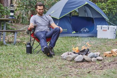 SILLA COLEMAN MULTICOLOR CAMPAMENTO BROADBAND CUATRO PATAS MALLA - 4