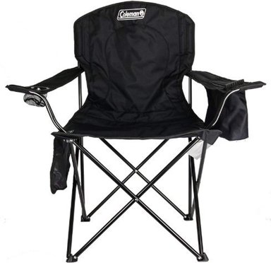 SILLA CAMPING COLEMAN MULTICOLOR PORTÁTIL CON ENFRIADOR 4 LATAS ASIENTO Y RESPALDO ACOLCHADOS BOLSILLO LATERAL - 1