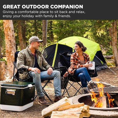SILLA CAMPING COLEMAN MULTICOLOR PORTÁTIL CON ENFRIADOR 4 LATAS ASIENTO Y RESPALDO ACOLCHADOS BOLSILLO LATERAL - 5
