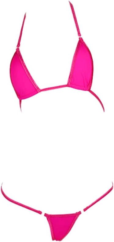CONJUNTO BIKINI SEDA MUJER COMPRA FACIL LINVME MINI CALIENTE SEXY - 1