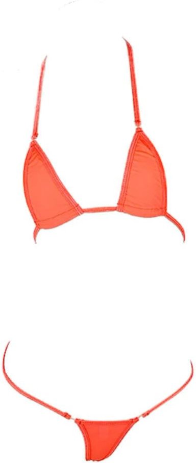 CONJUNTO BIKINI SEDA MUJER COMPRA FACIL LINVME MINI CALIENTE SEXY - 2