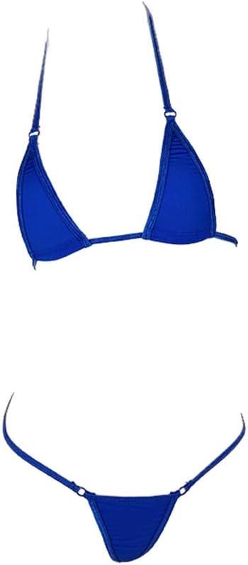 CONJUNTO BIKINI SEDA MUJER COMPRA FACIL LINVME MINI CALIENTE SEXY - 2