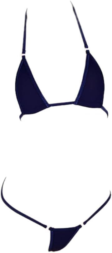 CONJUNTO BIKINI SEDA MUJER COMPRA FACIL LINVME MINI CALIENTE SEXY - 2