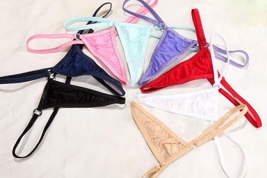 CONJUNTO BIKINI SEDA MUJER COMPRA FACIL LINVME MINI CALIENTE SEXY - 4
