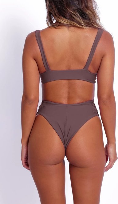 CONJUNTO BIKINI PUSH UP MUJER COMPRA FACIL GELUBOAO CUELLO EN V NUDO FRONTAL + TANGA PIERNA ALTA 2 PIEZAS - 5