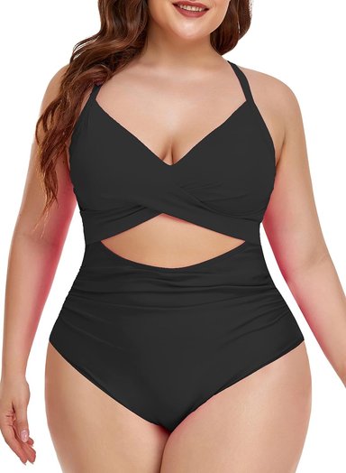ROPA DE BAÑO MUJER COMPRA FACIL EOMENIE 1 PIEZA CONTROL DE ABDOMEN + CINTURA ALTA + ENVOLVENTE 1 PIEZA - 5