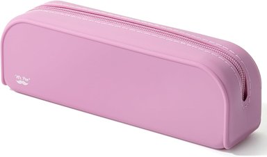 ESTUCHE MR. PEN ESTÉTICO DE SILICONA PARA LÁPICES PARA MUJERES BOLSA DE MAQUILLAJE ROSADO - 1