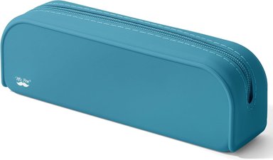 ESTUCHE MR. PEN PEQUEÑO DE SILICONA PARA LÁPICES ESTÉTICO DE SILICONA AZUL - 2