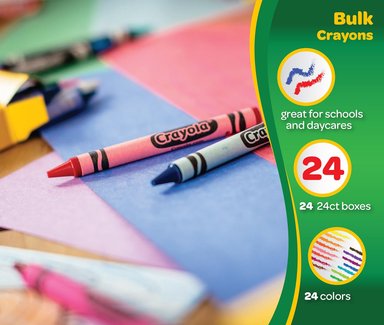 CRAYONES CRAYOLA 24 UNIDADES VARIADOS - 3