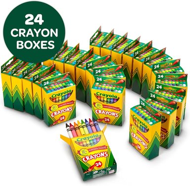 CRAYONES CRAYOLA 24 UNIDADES VARIADOS - 6