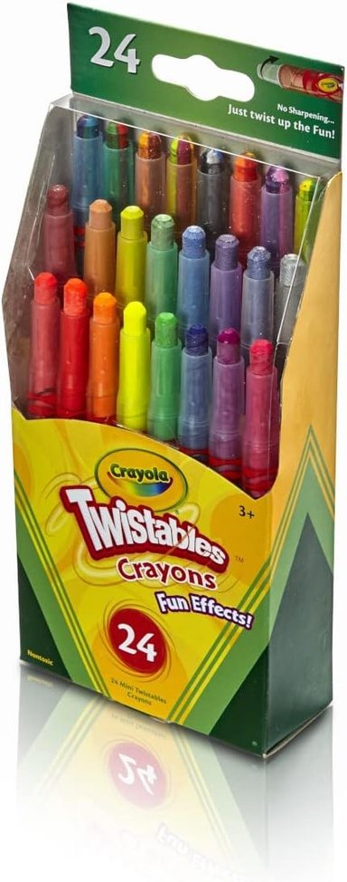 CRAYONES CRAYOLA MINI TWISTABLE CON EFECTOS ESPECIALES 24 UNIDADES PAQUETE DE 1 - 3