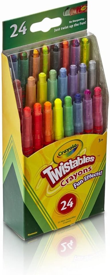 CRAYONES CRAYOLA MINI TWISTABLE CON EFECTOS ESPECIALES 24 UNIDADES PAQUETE DE 1 - 4