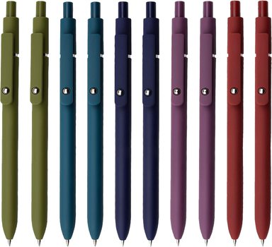 BOLÍGRAFOS GEL COMPRA FACIL UIXJODO 10 UNIDADES JAPONESES DE TINTA NEGRA ESCRITURA SUAVE CON AGARRE DE SILICONA