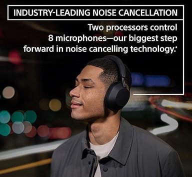 SONY WH-1000XM5 AURICULARES INALÁMBRICOS CON CANCELACIÓN DE RUIDO CON OPTIMIZADOR AUTOMÁTICO Y CONTROL DE VOZ DE ALEXA - NEGRO - 2