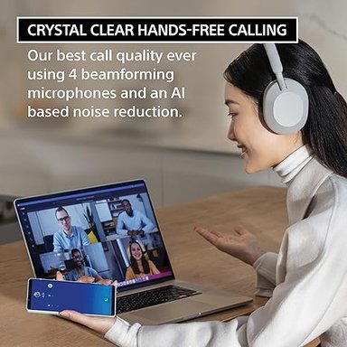SONY WH-1000XM5 AURICULARES INALÁMBRICOS CON CANCELACIÓN DE RUIDO CON OPTIMIZADOR AUTOMÁTICO Y CONTROL DE VOZ DE ALEXA - NEGRO - 4