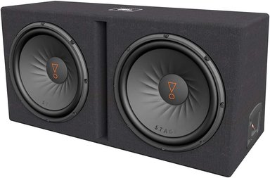 PARLANTE JBL CARCASA DOBLE PUERTO AUDIO AUTOMOVIL 12 PULGADAS COLOR NEGRO